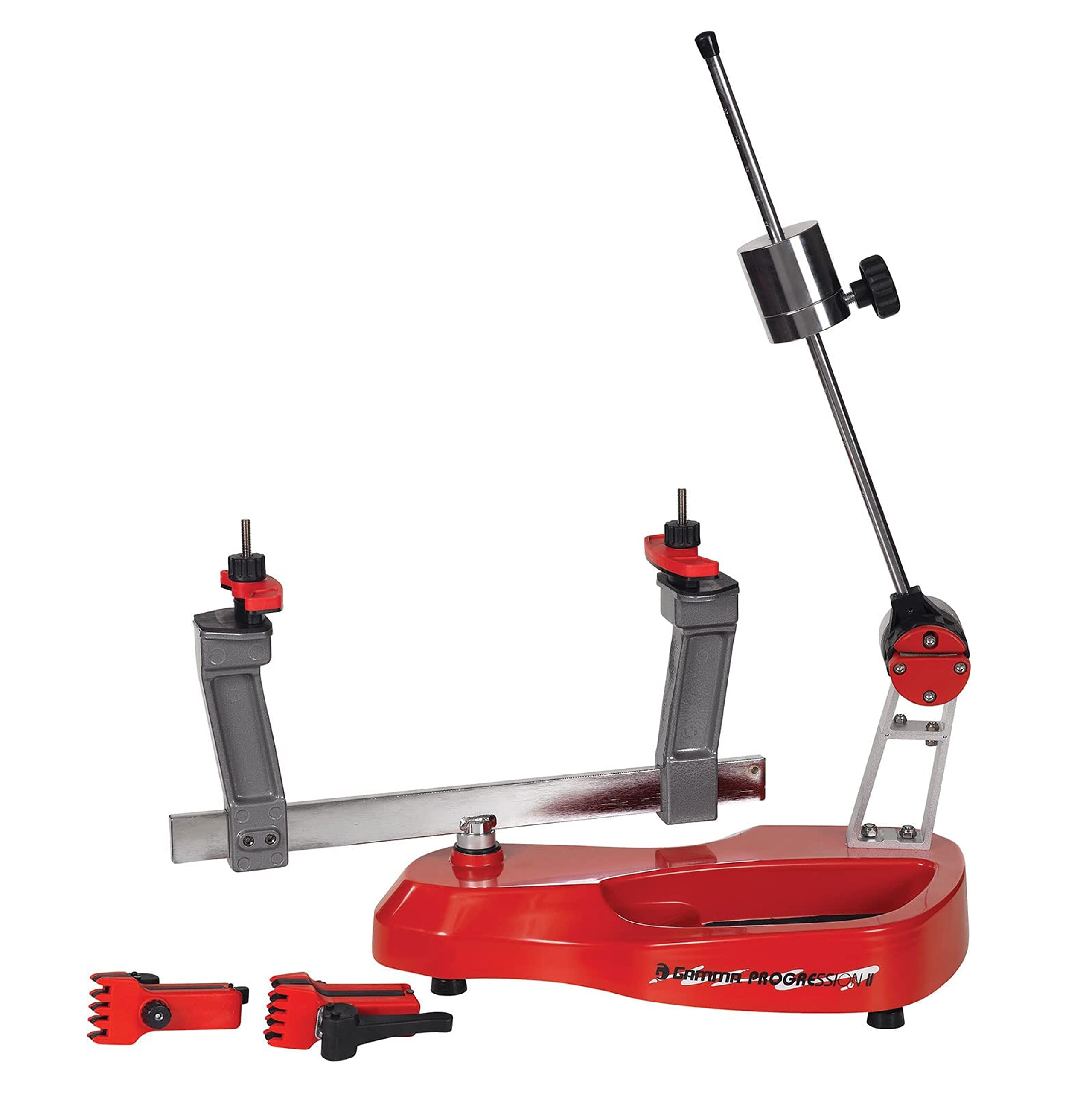 Gamma Progression 200 Drop Weight Stringing Machine - 360° Rotating Tabletop Tennis Racquet Stringer for Tennis, Badminton, Squash & Racquetball | Includes Stringing Tools | Perfect for Home Use & Professional Racket Maintenance