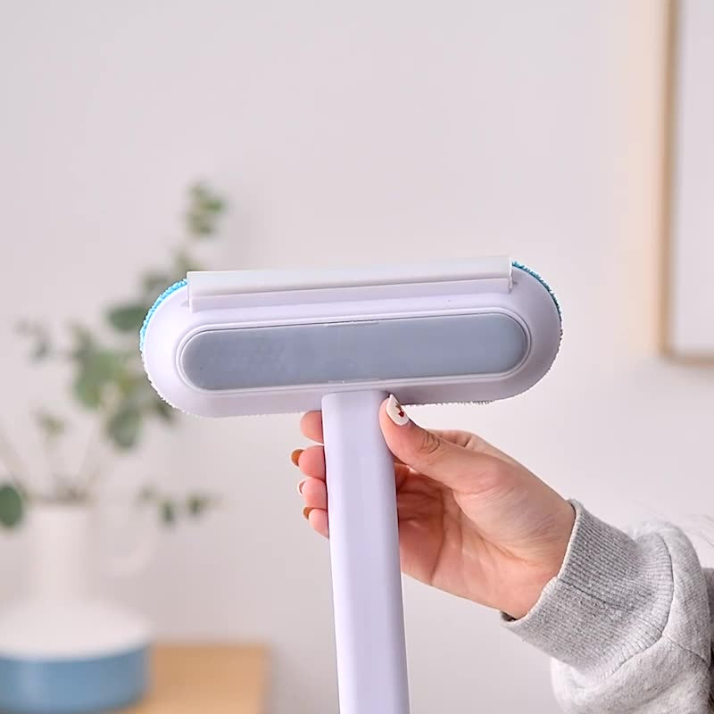 4 in 1 Multifunctional Pet Hair Removal Brush for Dogs & Cats - Grooming Tool with Lint Roller, Deshedding Comb, Cleaning Brush & Fur Remover - Perfect for Sofa, Car Seats & Clothes