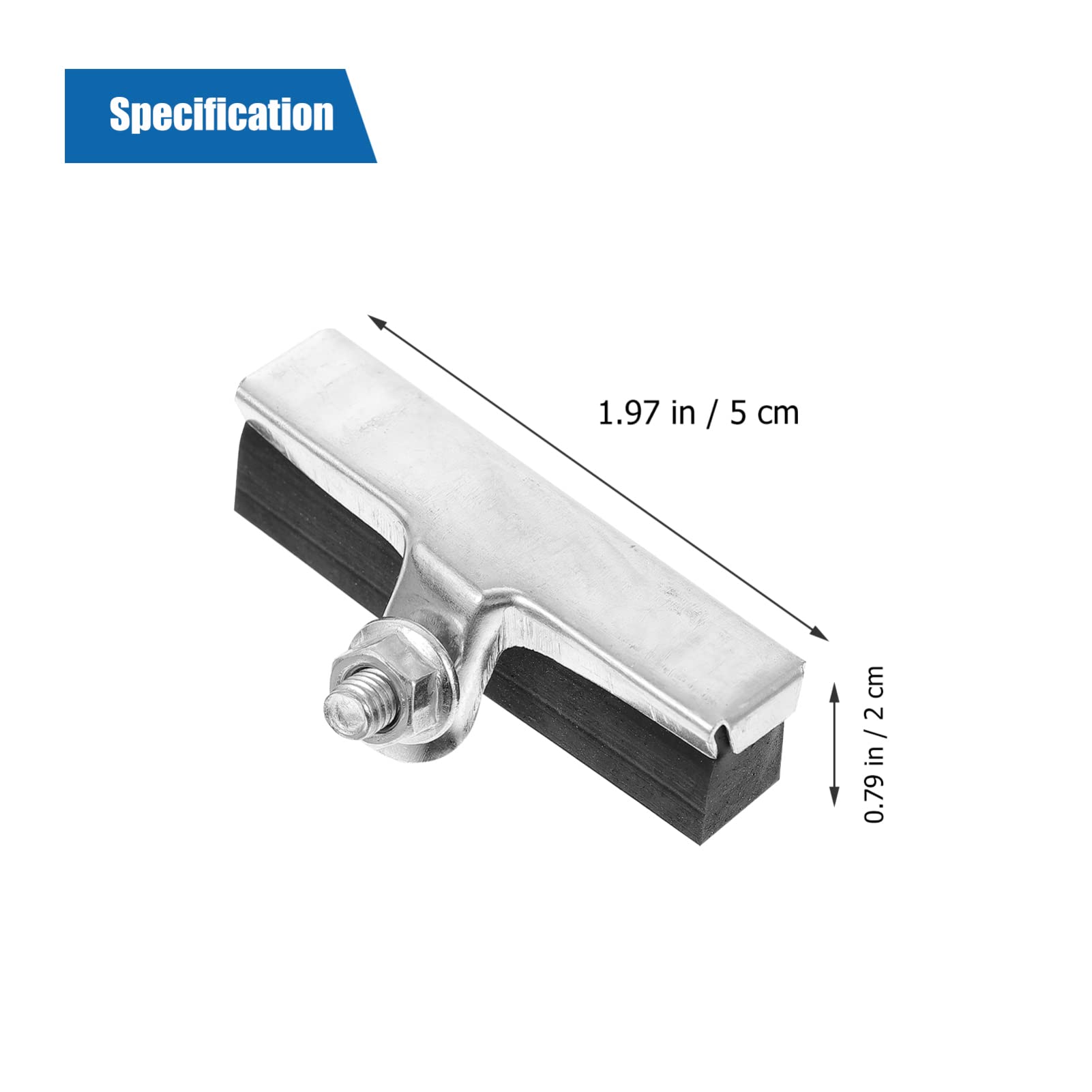 10pcs Bicycle Brake Pads - High-Performance Mountain Bike Brake Blocks, Silent Braking System, Includes Spacers - Perfect for Road Bikes, MTB & Commuter Cycling Accessories