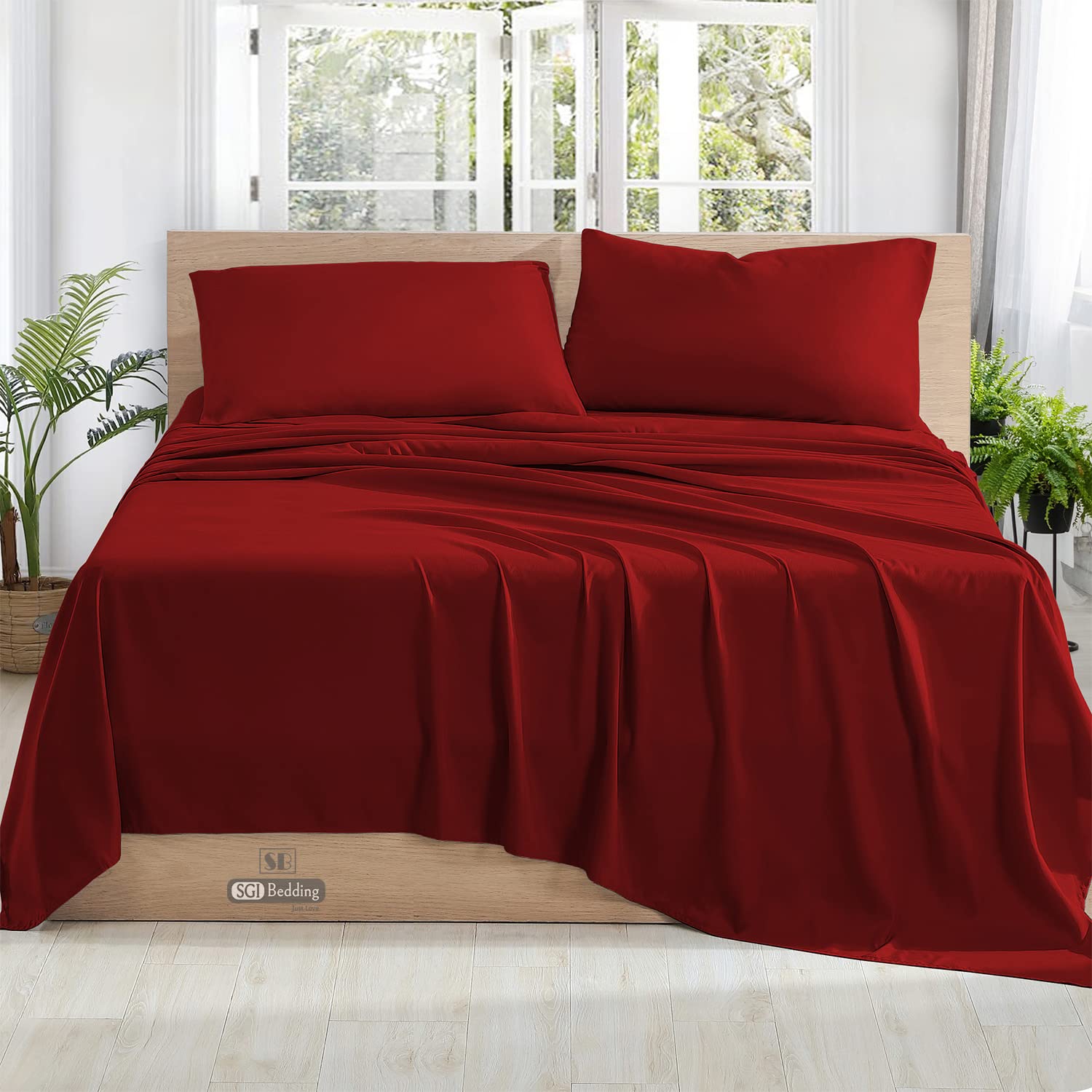 Luxury 800TC Egyptian Cotton Sheets - Full XL Deep Pocket for Hotel Comfort