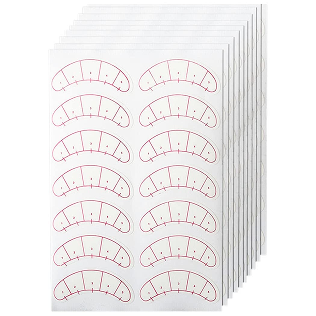 Professional DIY Eyelash Extension Kit - 10 Sheets Creative Beauty Paper & Adhesive Training Supplies for Salon & Home Use | Perfect for Beginners & Professionals
