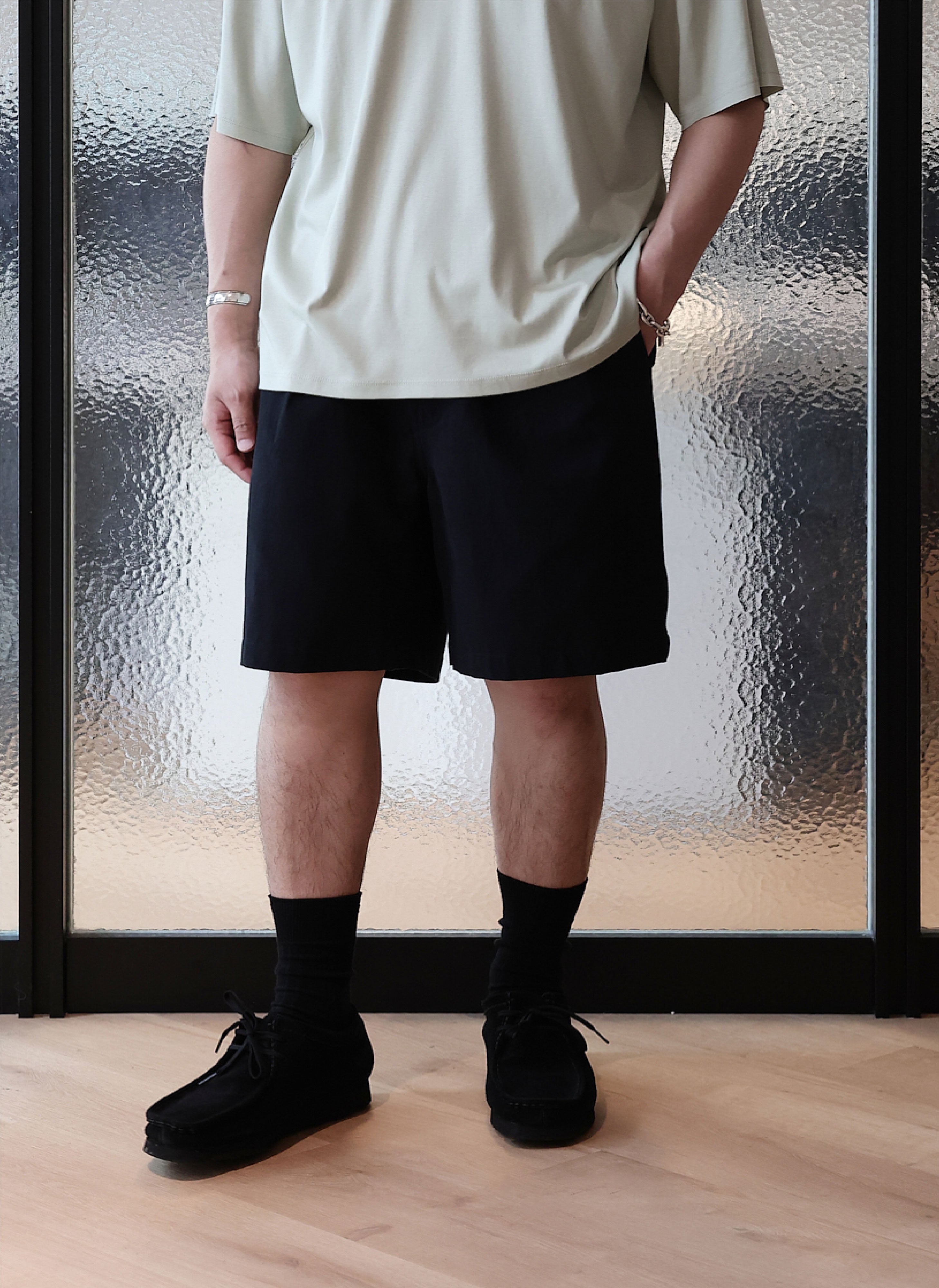 Premium High-Twist Cotton Twill Shorts for Men - Quick-Dry, Breathable & Comfortable - Perfect for Summer, Travel & Casual Wear