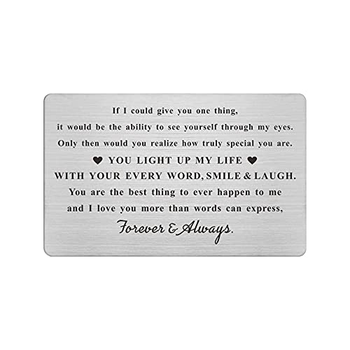 If I could give you one thing