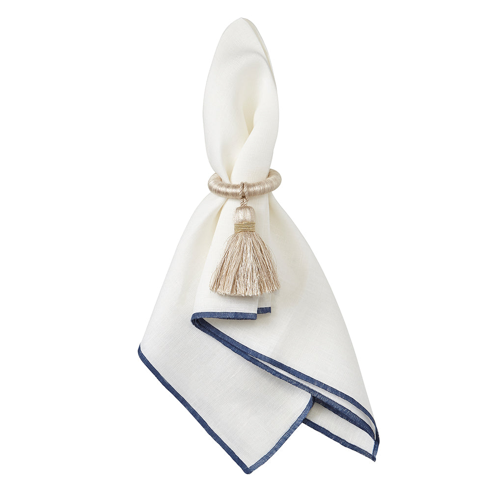 Premium Bel Air Napkins Set of 4 - Soft Sea Blue Dinner Napkins for Elegant Dining, Parties & Home Decor