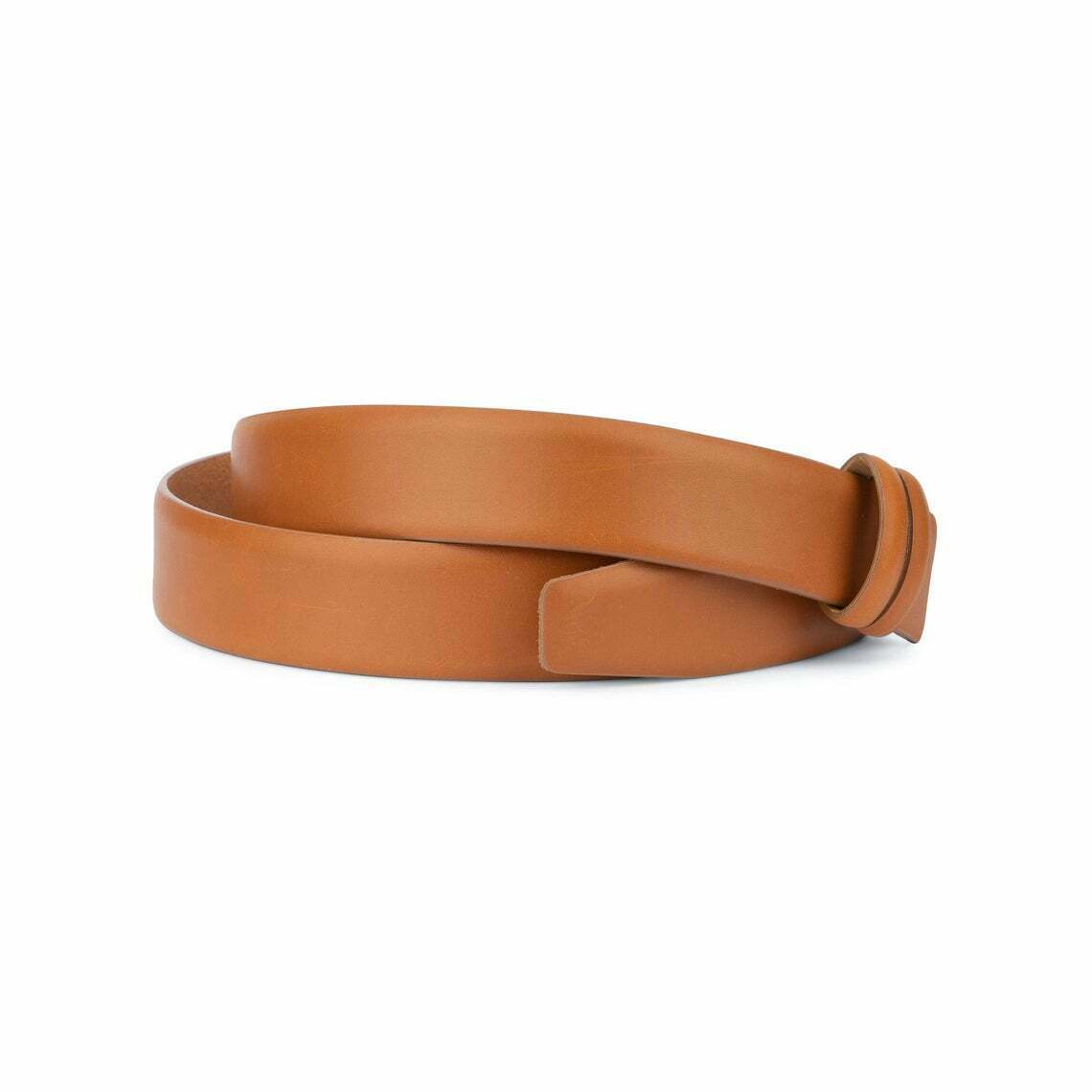 Premium 35mm Brown Vegetable-Tanned Leather Belt for Men - Compatible with Montblanc Buckles | Ideal for Office, Business Casual & Formal Wear
