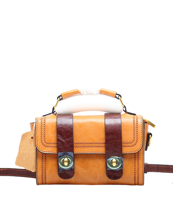 Premium Italian Leather Handbag with Top Handle - Women's Fashion Luxury Shoulder Bag for Work, Travel & Special Occasions
