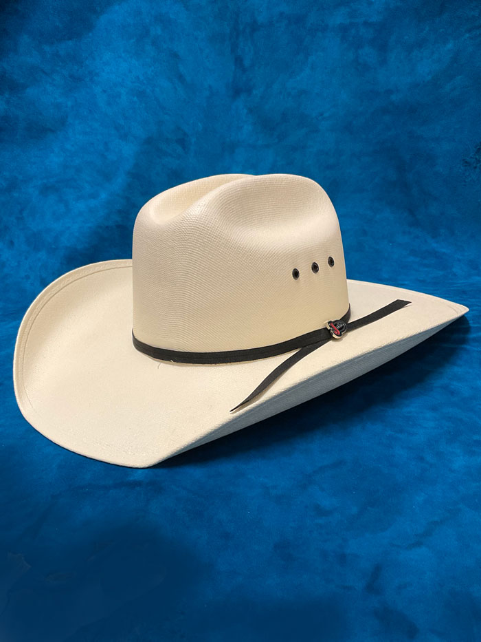 Justin JS0256BUCK Kids Buckaroo Western Canvas Hat Ivory - Western Style Cowboy Hat for Boys & Girls - Perfect for Rodeo, Halloween, and Western Theme Parties