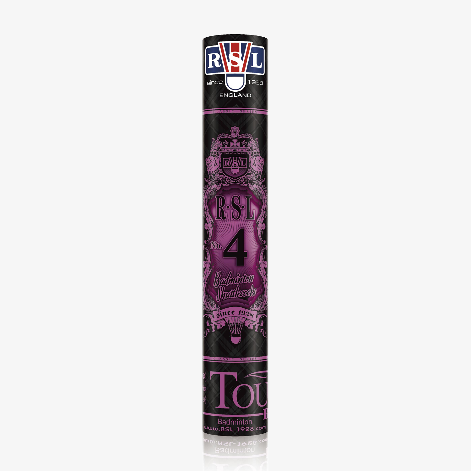 Premium RSL No.4 Badminton Shuttlecocks - Tournament Grade Feather Birdies for Professional Play | Ideal for Competitive Matches, Training & Outdoor Sports