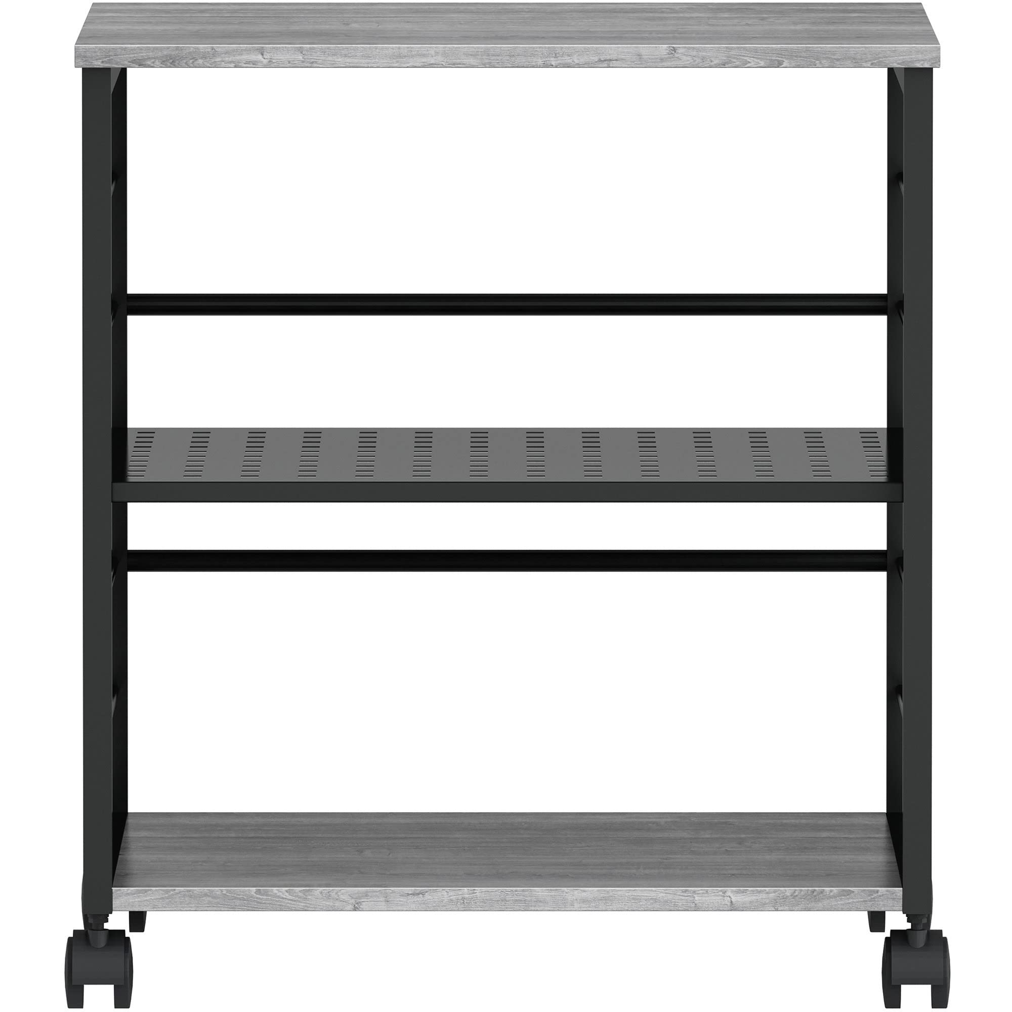 Lorell Under Desk Mobile Machine Stand - Heavy Duty Rolling Cart for Printers, Scanners & Office Equipment - Perfect for Home & Office Workspaces