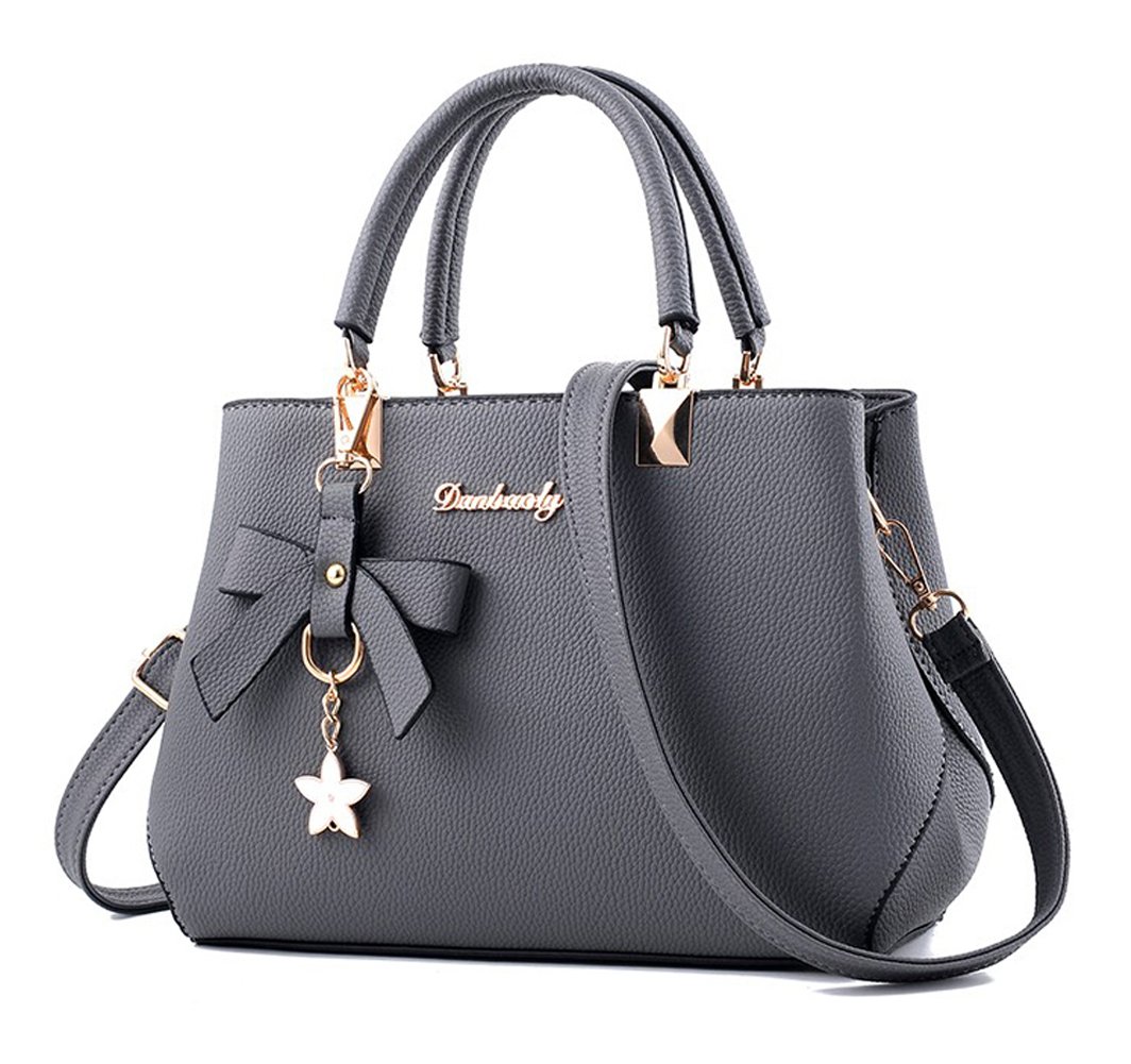 Dreubea Women's Leather Tote Shoulder Bag - Stylish Crossbody Purse for Work, Travel & Everyday Use