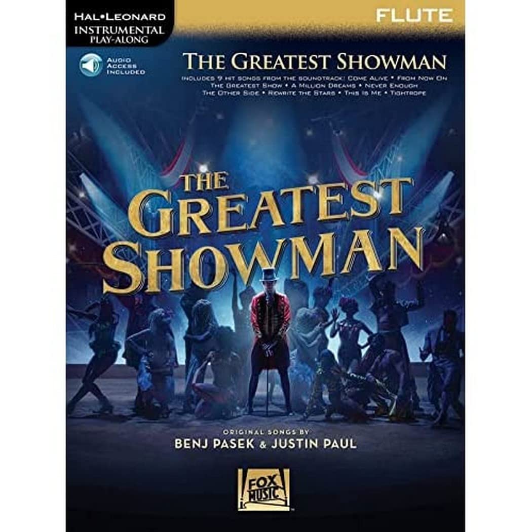 The Greatest Showman - Flute Instrumental Play-Along Book with Online Audio | Hal Leonard | Perfect for Practice, Performances & Music Lessons