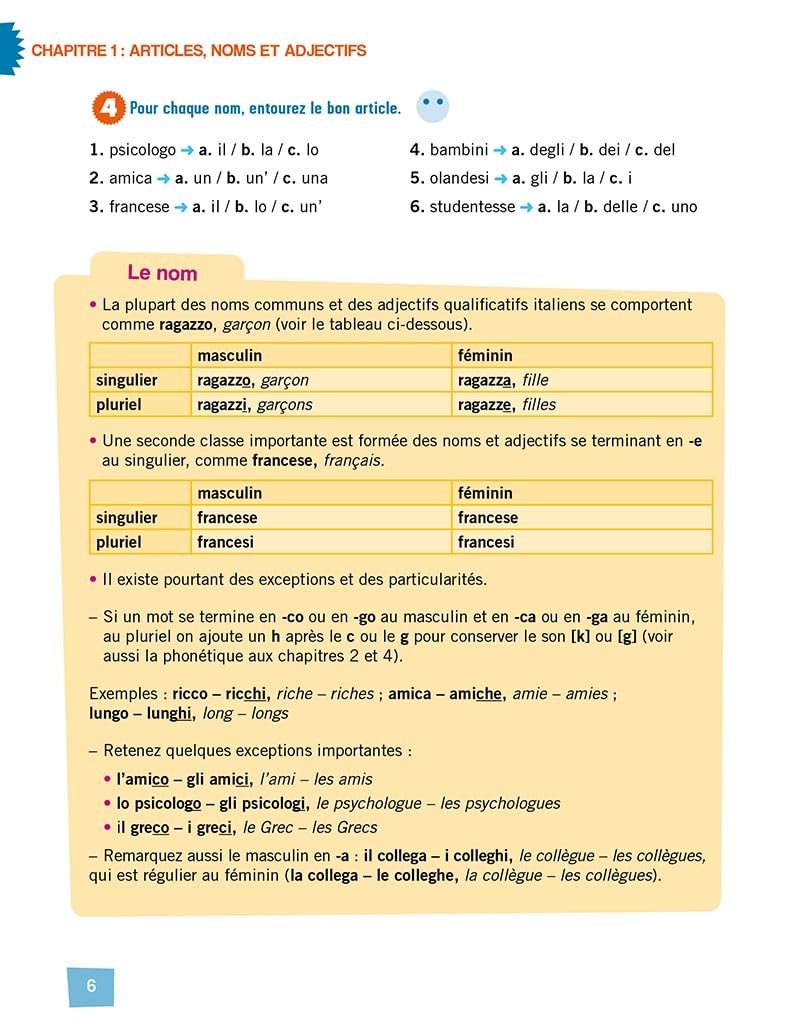 Italian Language Workbook for Beginners - Learn Italian with Exercises & Practice Activities | Perfect for Self-Study, Classroom Use & Travel Preparation