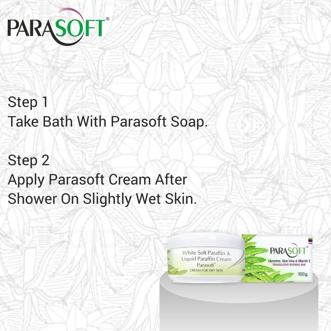 PARASOFT Nourishing Body Milk & Soap Set - Ultra Moisturizing Lotion for Dry, Sensitive & All Skin Types - 100ml Hydrating Skincare Duo - Perfect for Daily Body Care & Gift Sets