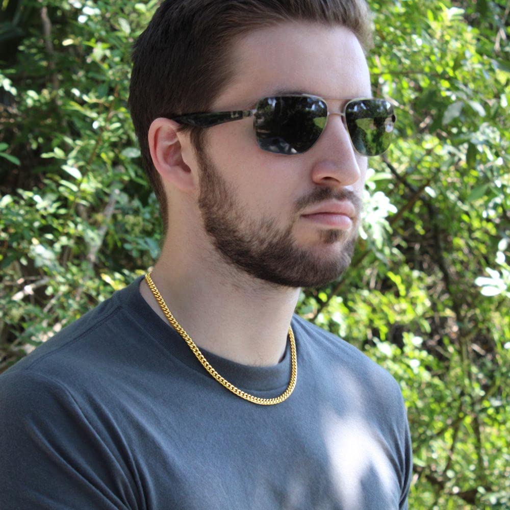 Mom to Son Necklace Gift - Cuban Link Chain for Birthday, Graduation & Christmas