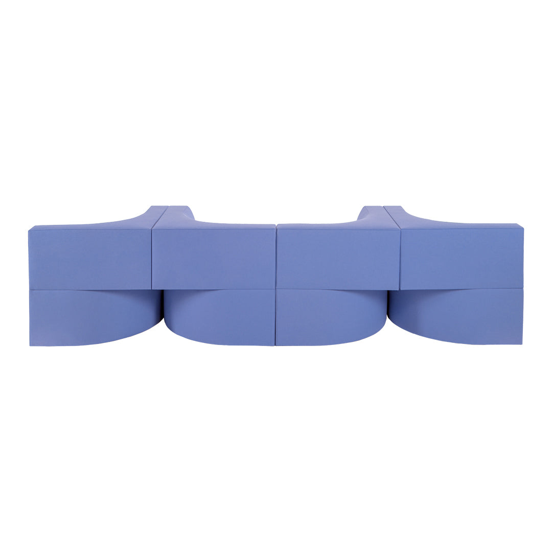 Modular Sofa Set with 7 Configurable Pieces - Customizable Sectional Couch for Living Room, Lounge, or Office - Comfortable & Stylish Modern Furniture