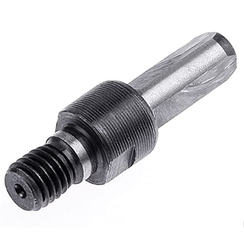 High-Speed Steel Drill Bit Set with Angle Grinder Adapter - Electric Drill Accessories for Metal, Wood & Masonry - Perfect for DIY, Construction & Home Improvement Projects