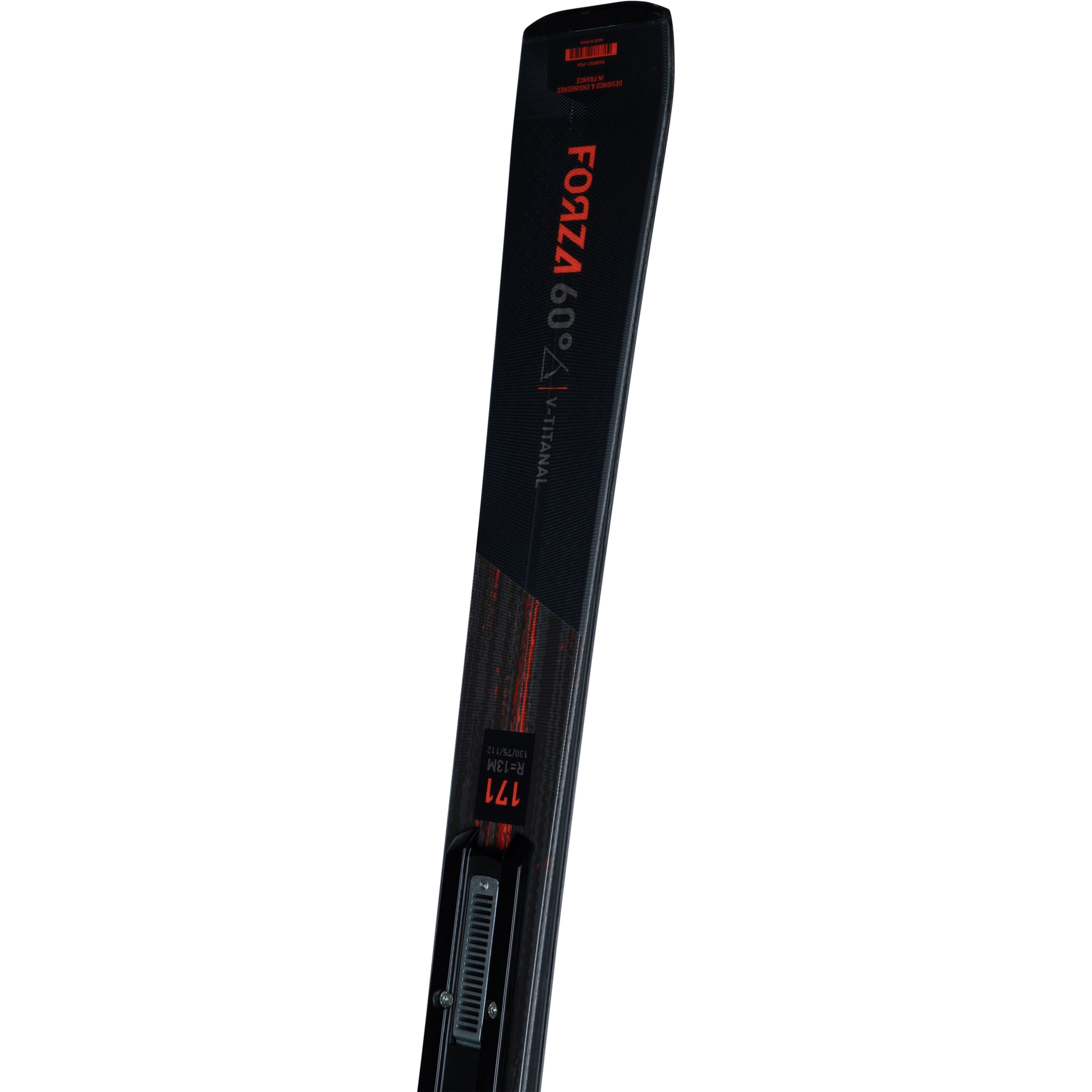 Rossignol FORZA 60° V TI Skis with K SPX12 Bindings 2025 - High-Performance All-Mountain Skis for Powder, Groomers & Freeride
