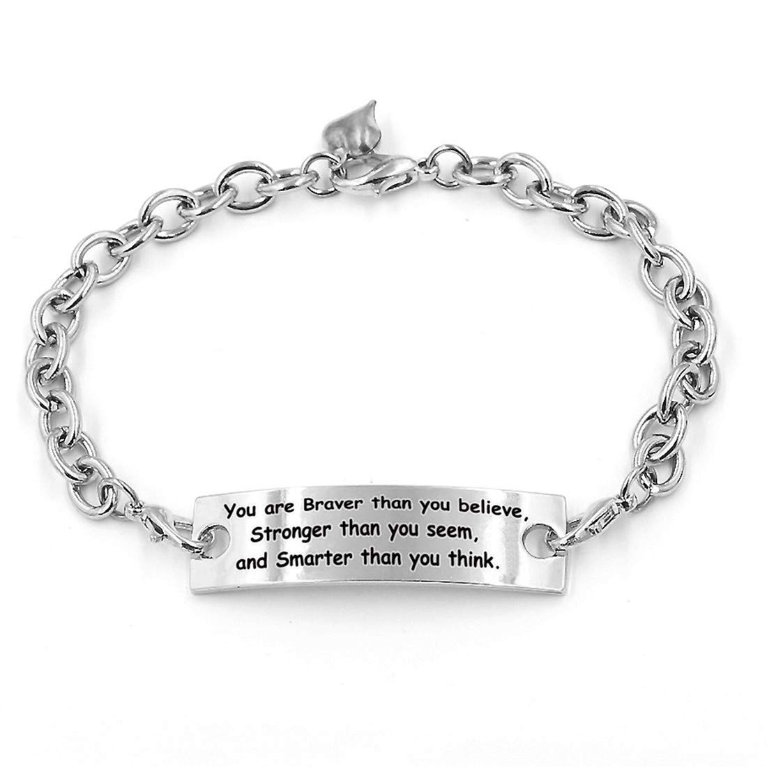Inspirational Bracelets for Women with Positive Sayings - Motivational Gifts for Her, Encouraging Jewelry for Daily Wear, Meditation & Self-Care