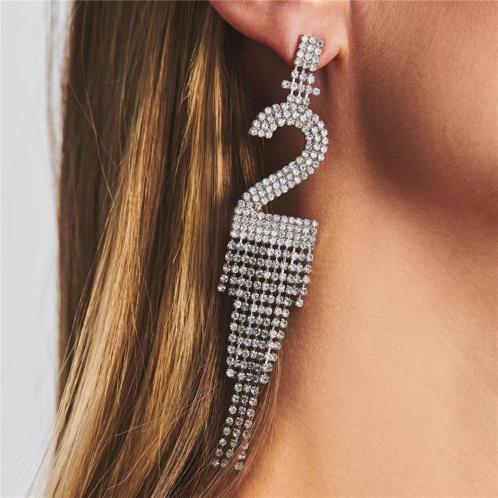 21st Birthday Earrings for Women - Elegant Long Tassel Jewelry Gift for 21 Year Old | Perfect for Birthday Outfits, Party Decorations & Special Occasion Gifts