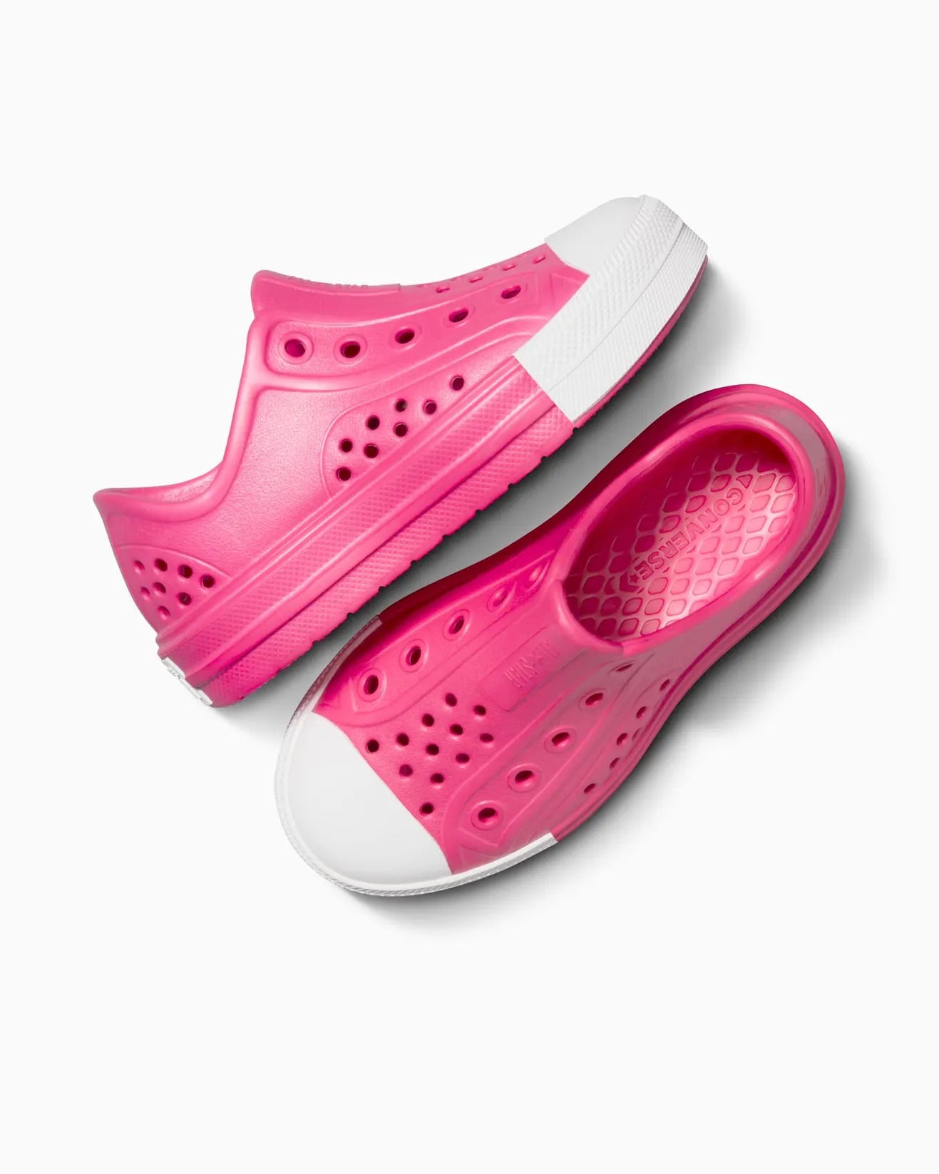 Converse Kids All Star Play Lite CX Easy On Clogs - Fuchsia/White - Comfortable & Stylish Toddler Shoes for Playtime & Everyday Wear