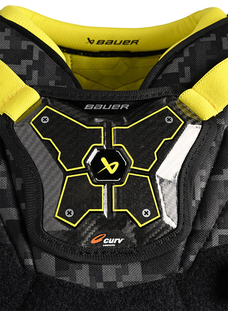 Bauer Supreme Mach Youth Ice Hockey Shoulder Pads - Protective Gear for Junior Hockey Players - Perfect for Practice & Games
