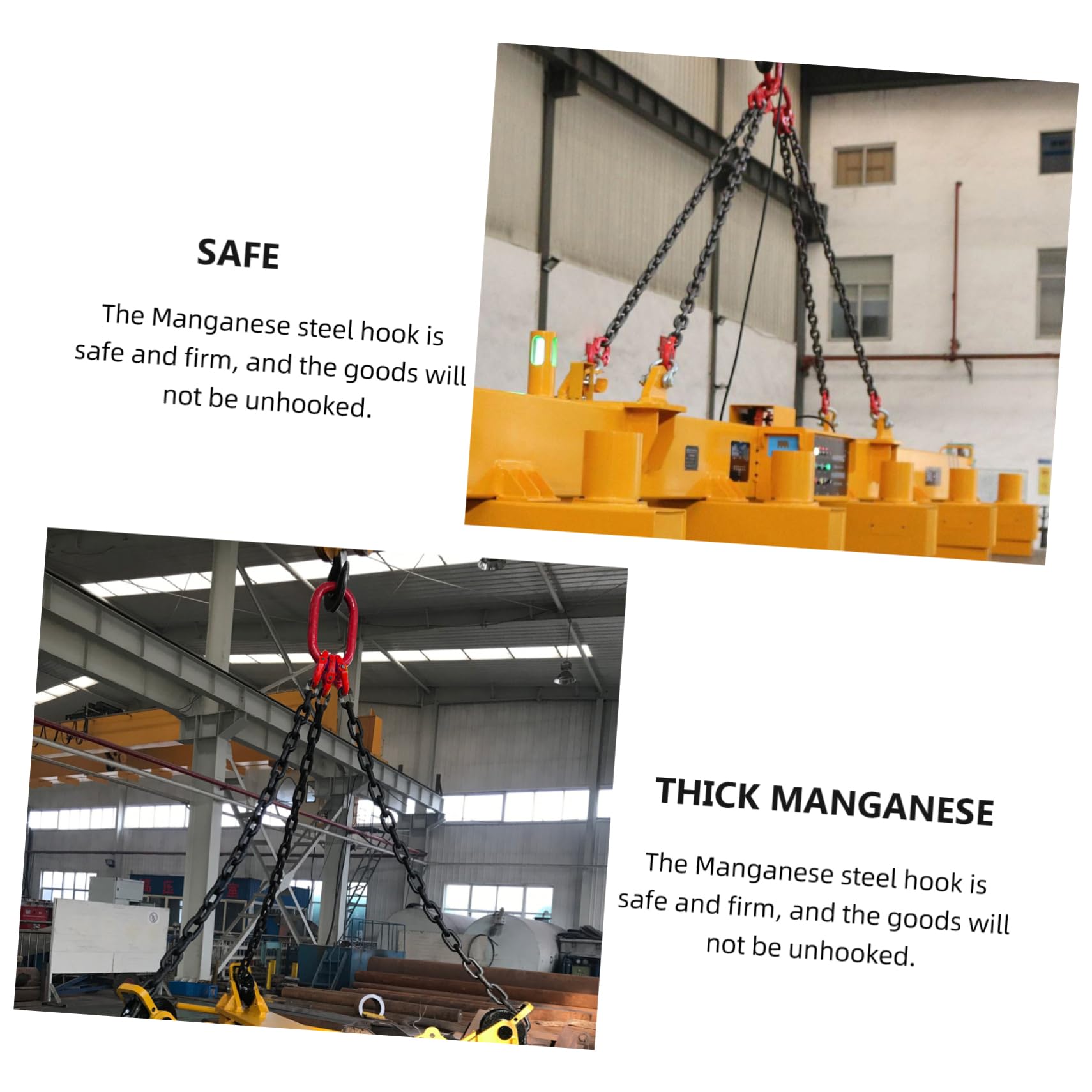 GANAZONO Heavy Duty Lifting Chain Sling - 1/4