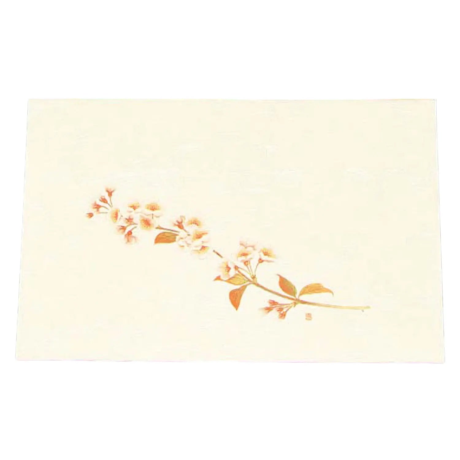 Artec Washi Paper Cream Placemats - Set of 100 Sakura Design Japanese Table Mats for Dining, Tea Ceremony & Home Decor