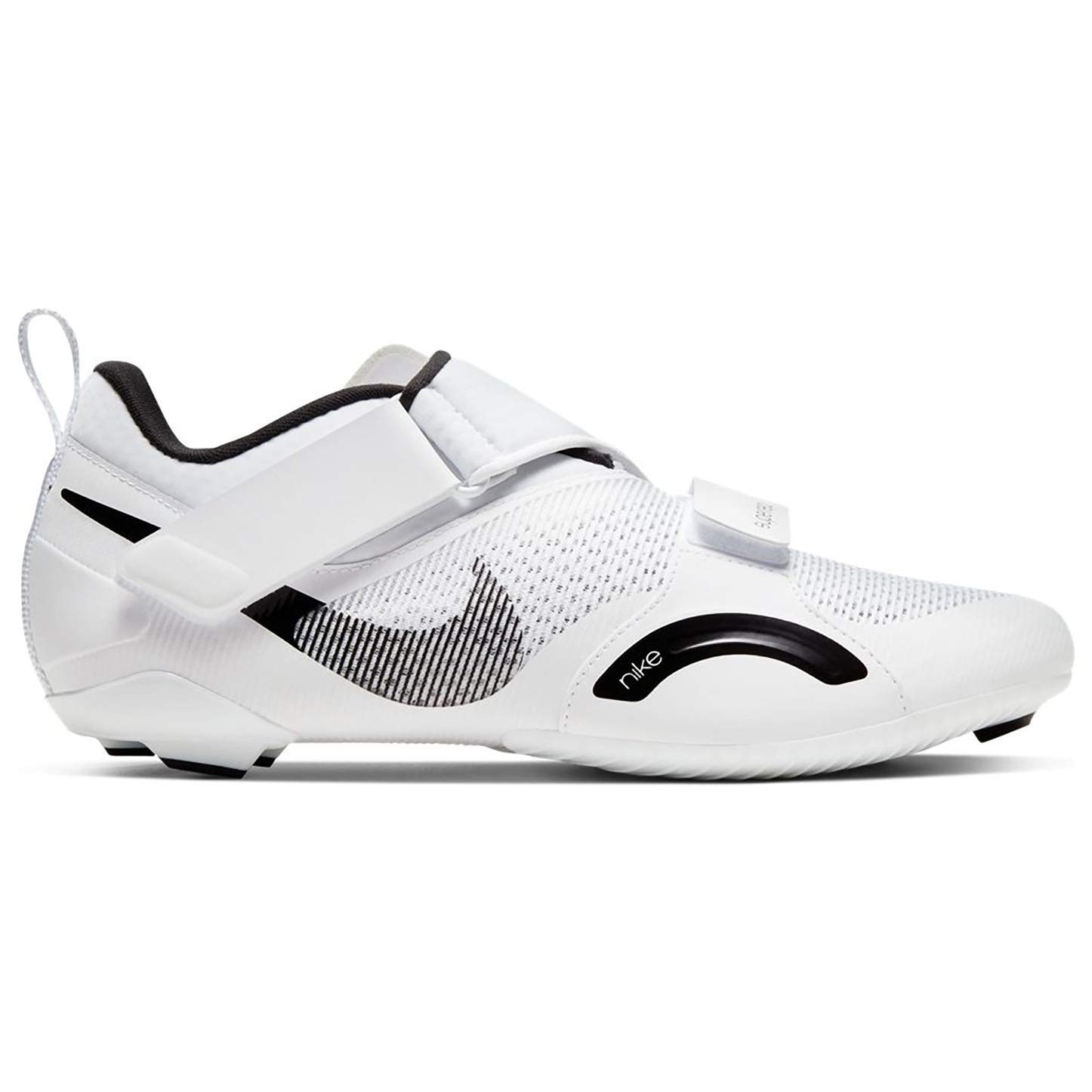 Nike Men's Superrep Cycle Trainer Shoes - White/Black, Size 6.5 | Breathable Gym Shoes for Indoor Cycling, Spin Class & Cross Training Workouts
