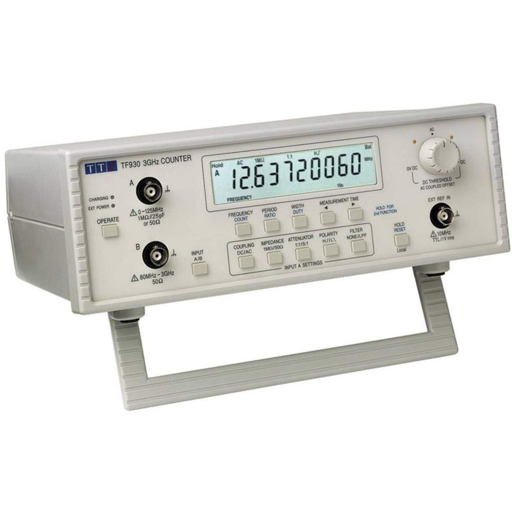 AIM-TTI INSTRUMENTS TF930 3GHz Universal Counter Timer with USB Interface - Perfect for Frequency Measurement, Time Interval Analysis, and Laboratory Testing