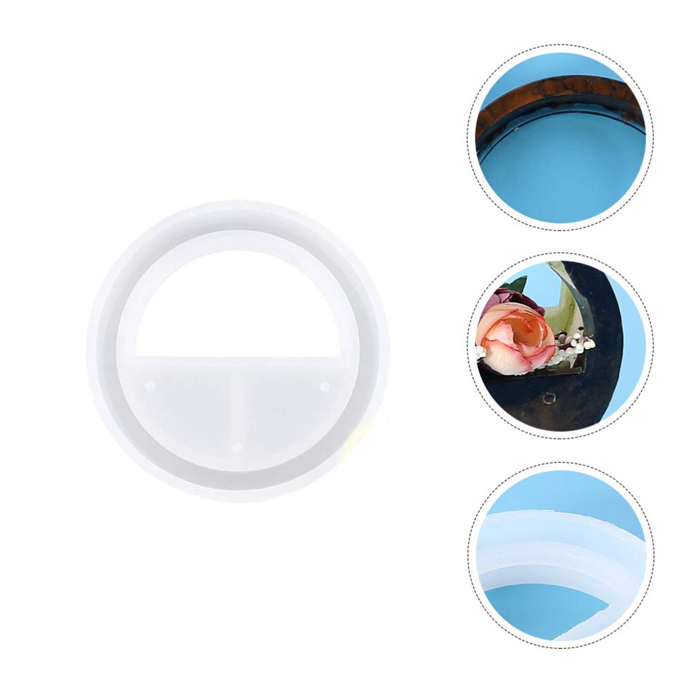 EXCEART Silicone Epoxy Resin Mold for Door Handles, Planters, Vases, Flower Pots, Soap & Crystal Casting - DIY Craft Molds for Home Decor, Jewelry Making & Gift Projects