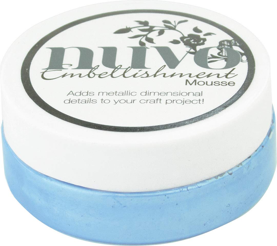 Tonic Studios Nuvo Embossing Mousse Powder Blue - DIY Card Making, Scrapbooking & Paper Crafting Supplies for Stunning 3D Effects