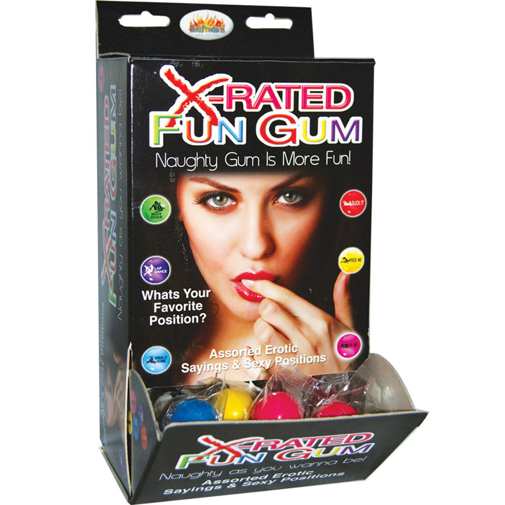 Individually Wrapped X Rated Fun Gum Balls - Novelty Adult Party Favors & Gag Gifts for Bachelor Parties, Bachelorette Nights & Adult Humor Events