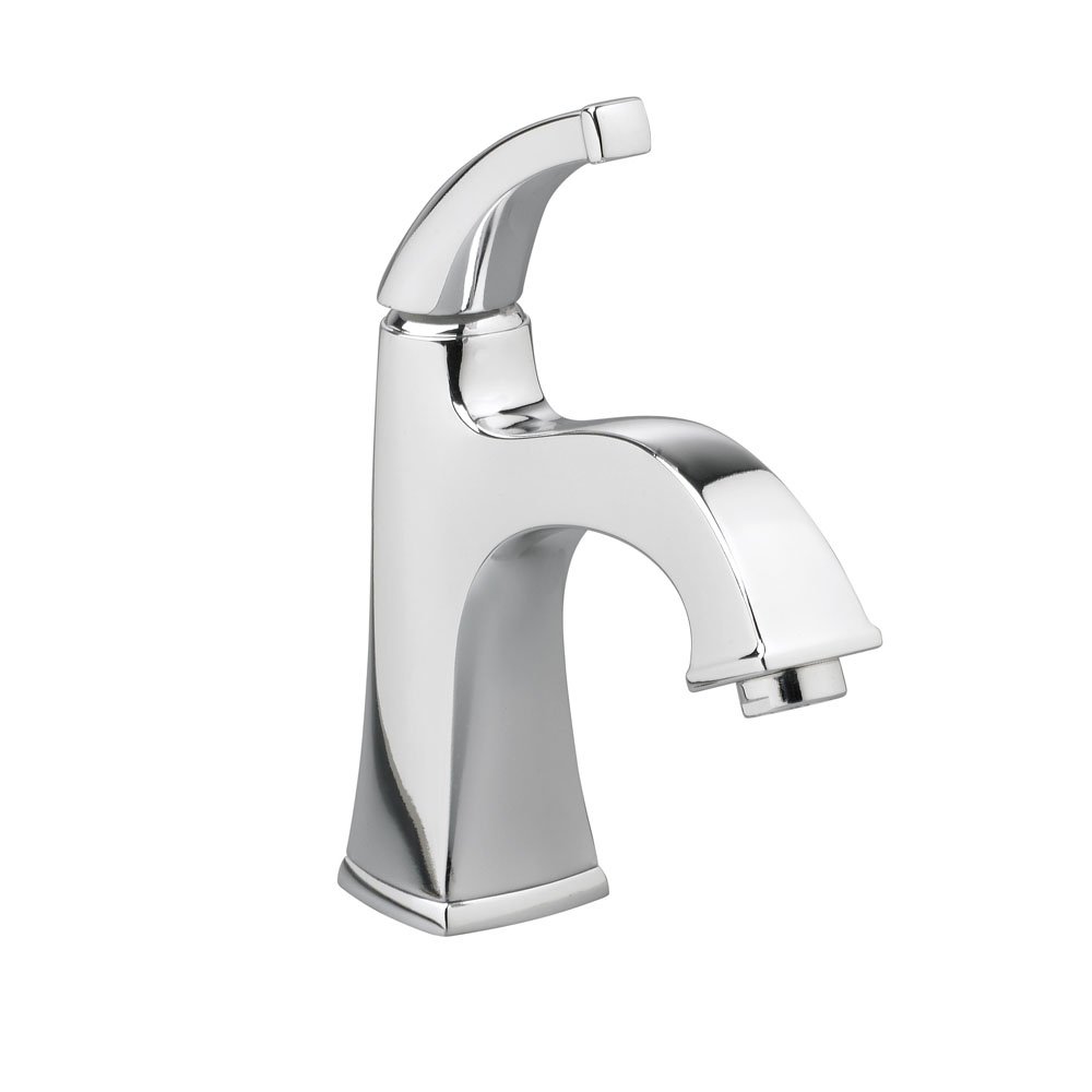 American Standard 2555.101.002 Polished Chrome Monoblock Bathroom Sink Faucet with Speed Connect Drain - Modern Town Square Design for Vanity, Powder Room & Guest Bath Installation