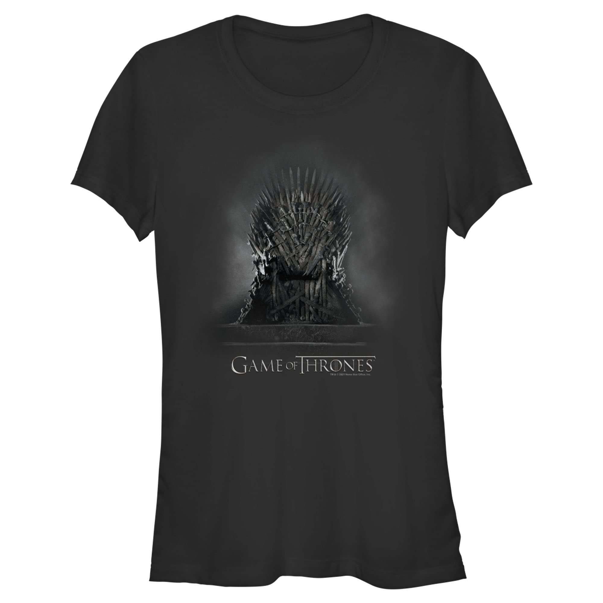 Game of Thrones Iron Throne T-Shirt for Men - Official Licensed GOT Merchandise - Soft Cotton Graphic Tee - Perfect for Cosplay, Halloween & TV Show Fans