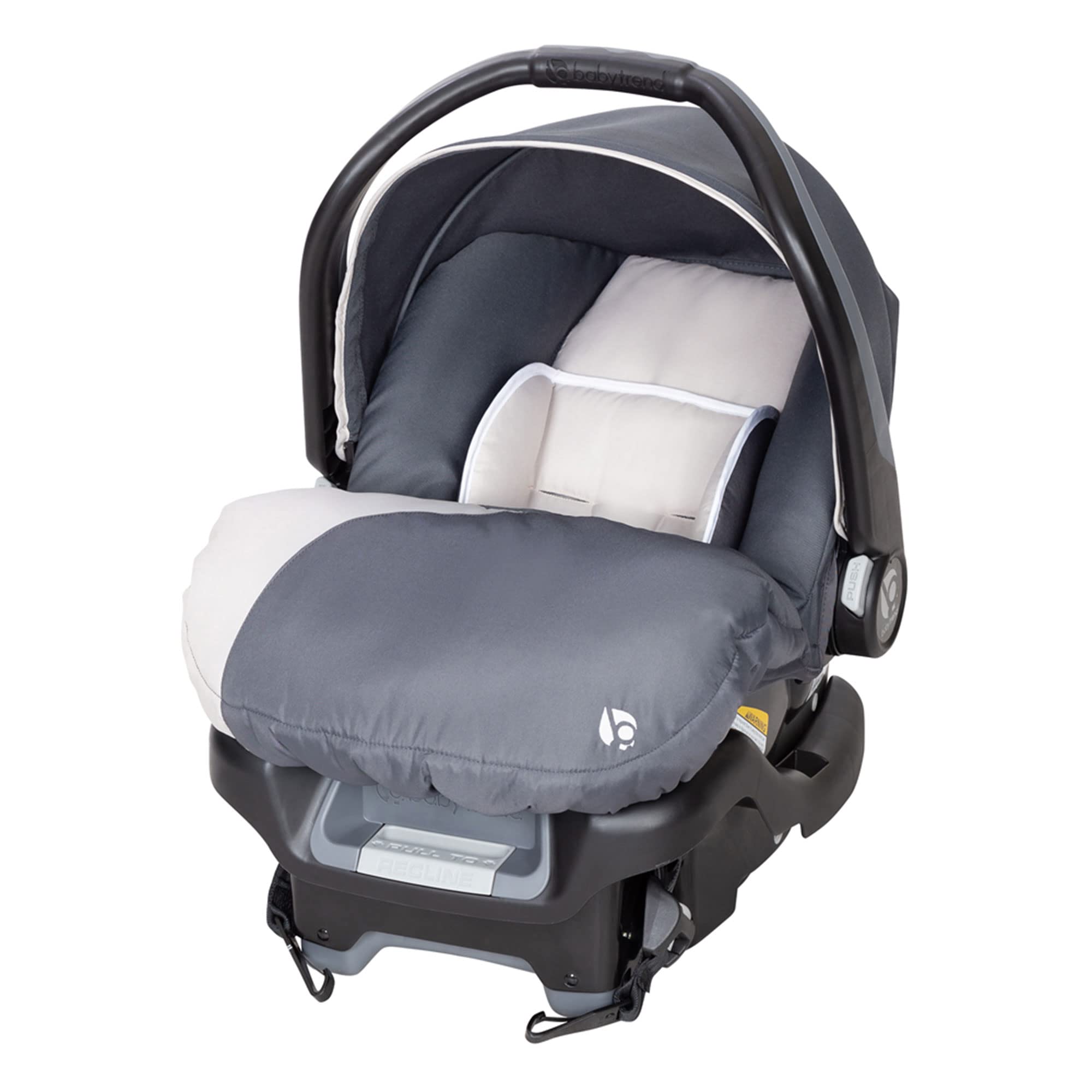 Baby Trend Ally Newborn Infant Car Seat Carrier Travel System - 5-Point Harness & Cozy Cover for Babies Up to 35 lbs, Gray Magnolia | Safe & Comfortable for Daily Commute, Road Trips & Air Travel