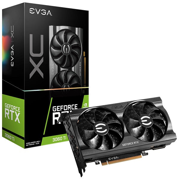 EVGA RTX 3060 Ti XC Gaming 8GB GDDR6 LHR Graphics Card - High Performance GPU for PC Gaming, 4K Video Editing & Crypto Mining | NVIDIA Ampere Architecture, Ray Tracing & DLSS Support