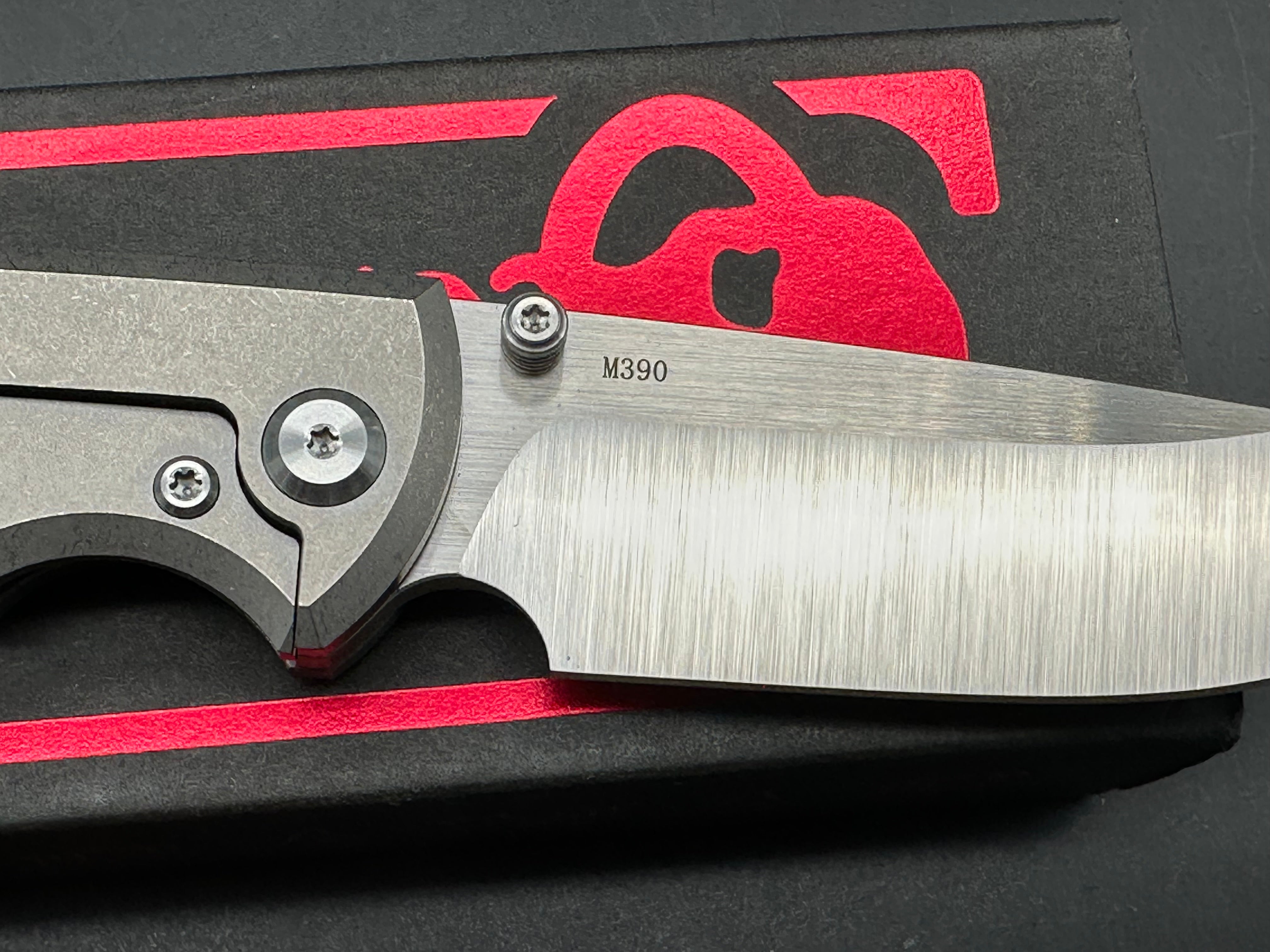 Chaves Liberation 229 Seigaiha Titanium Folding Knife - Urban EDC Exclusive with M390 Steel Blade, Satin Finish | Perfect for Everyday Carry, Outdoor Adventures & Tactical Use