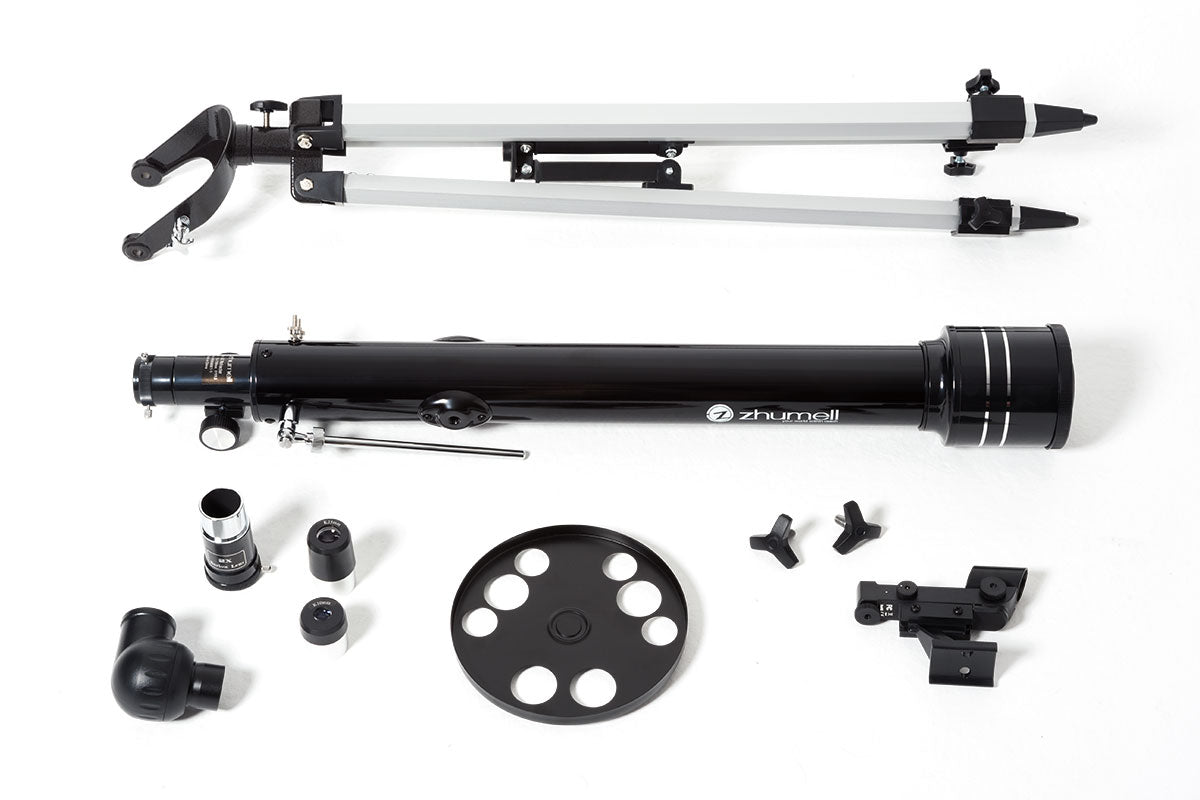 Zhumell 60mm AZ Refractor Telescope for Adults & Kids - Portable Astronomy Telescope with Adjustable Tripod for Stargazing, Bird Watching & Outdoor Adventures