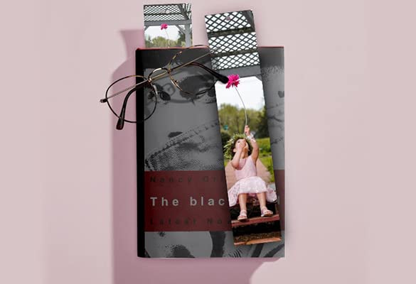 Personalized Photo Bookmarks - Custom Photo Bookmarks for Gifts, Reading & Keepsakes | Canvas Champ | Great for Books, Journals & Scrapbooking (Set of 5)