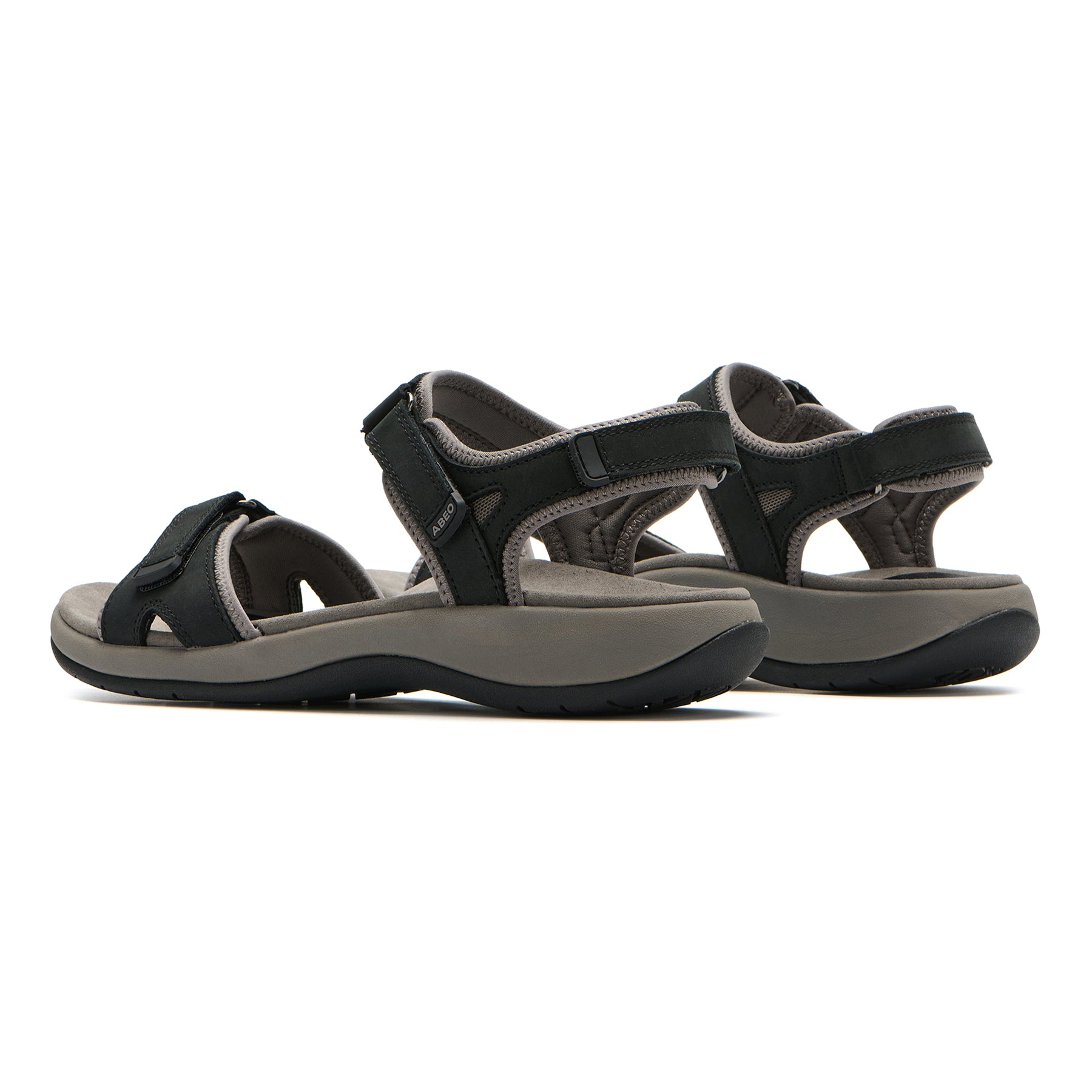Abeo Goleta Black Women's Walking Shoes - Lightweight Comfortable Sneakers for Travel, Work & Everyday Wear