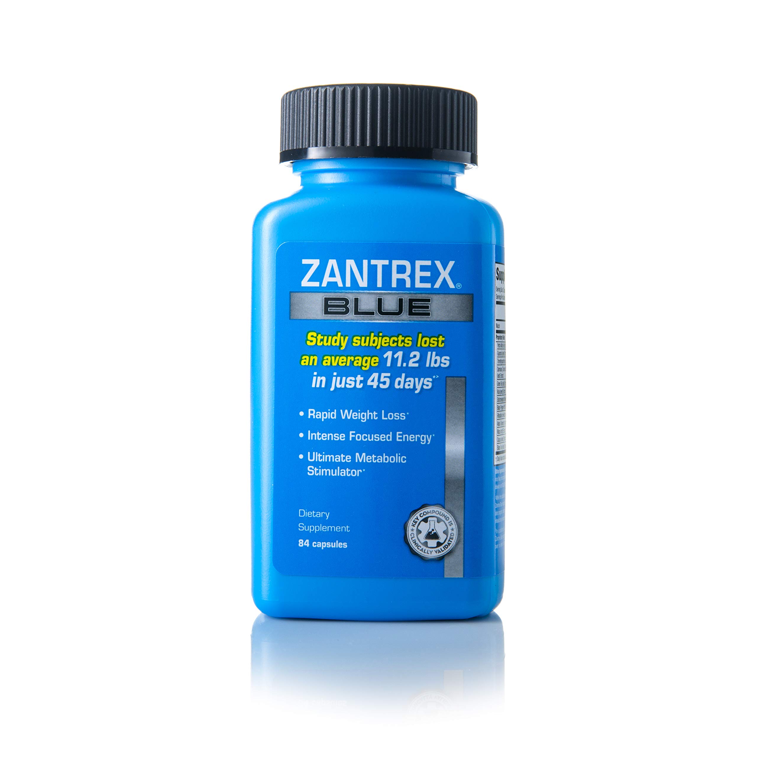 Zantrex Blue Weight Loss Supplement Pills - 84 Count - Natural Fat Burner & Energy Booster for Women & Men - Appetite Suppressant for Faster Metabolism - Perfect for Gym, Workout & Daily Weight Management