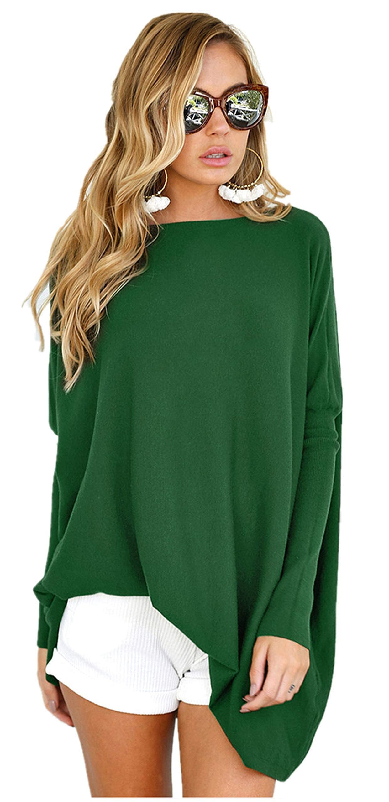 LETSRUNWILD Women's Oversized Long Sleeve Tunic Tops - Fall Fashion Sweater Dresses for Leggings | Casual Loungewear & Workout Shirts | Perfect for Yoga, Office & Everyday Wear