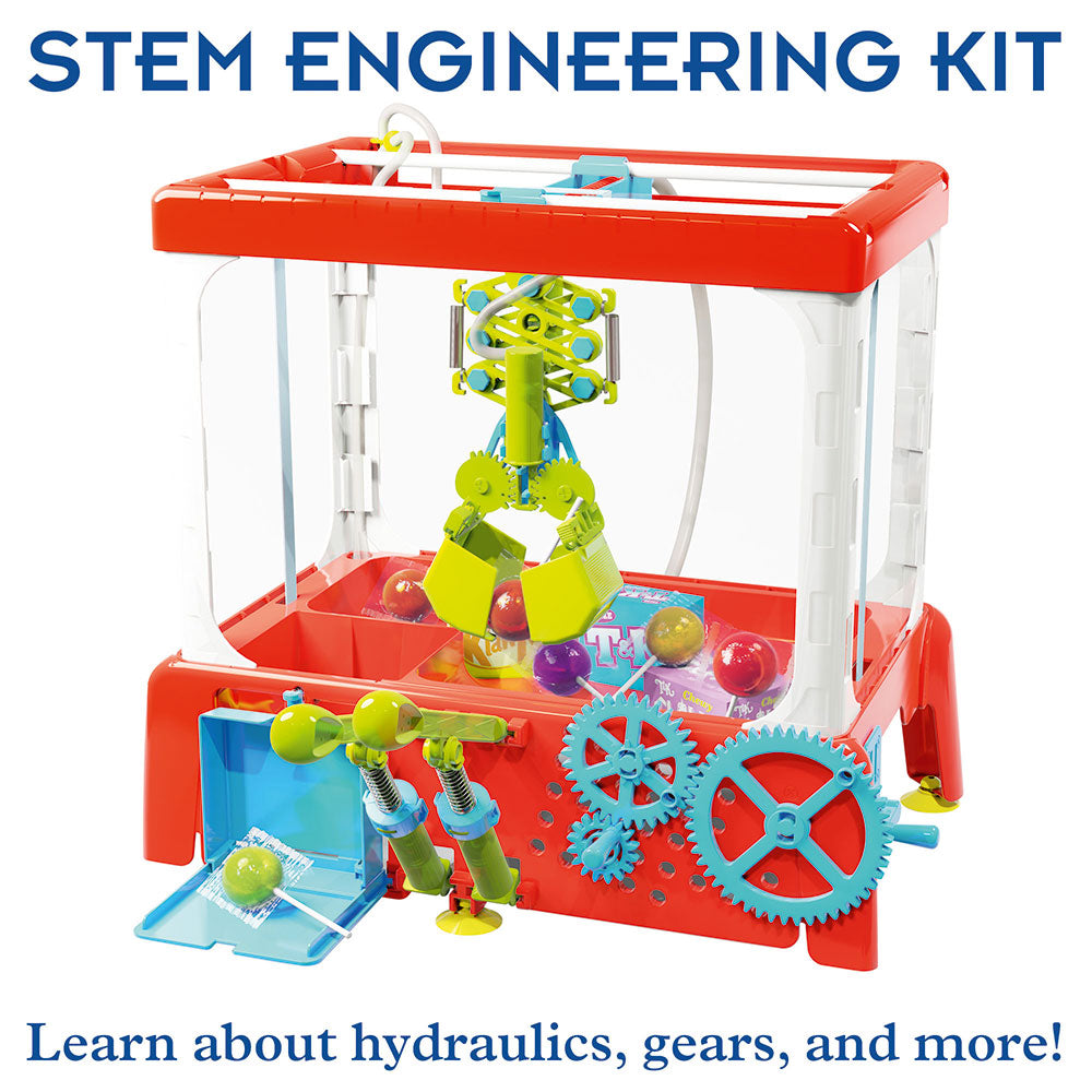 Candy Claw Engineering Arcade Game Maker Lab Kit - DIY Arcade Machine Building Set for Kids & Adults - Perfect for STEM Learning, Birthday Gifts & Game Room Decor