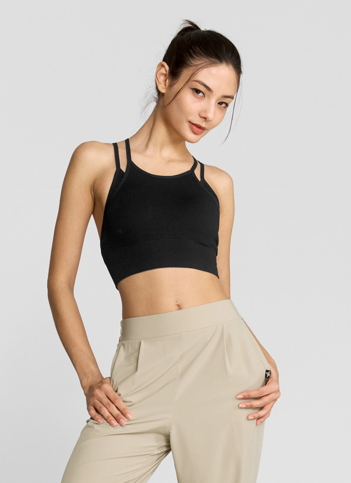 Comfortable Dual Layer Seamless Bra Top for Women - Wireless Support, Breathable Fabric - Perfect for Yoga, Workout & Everyday Wear