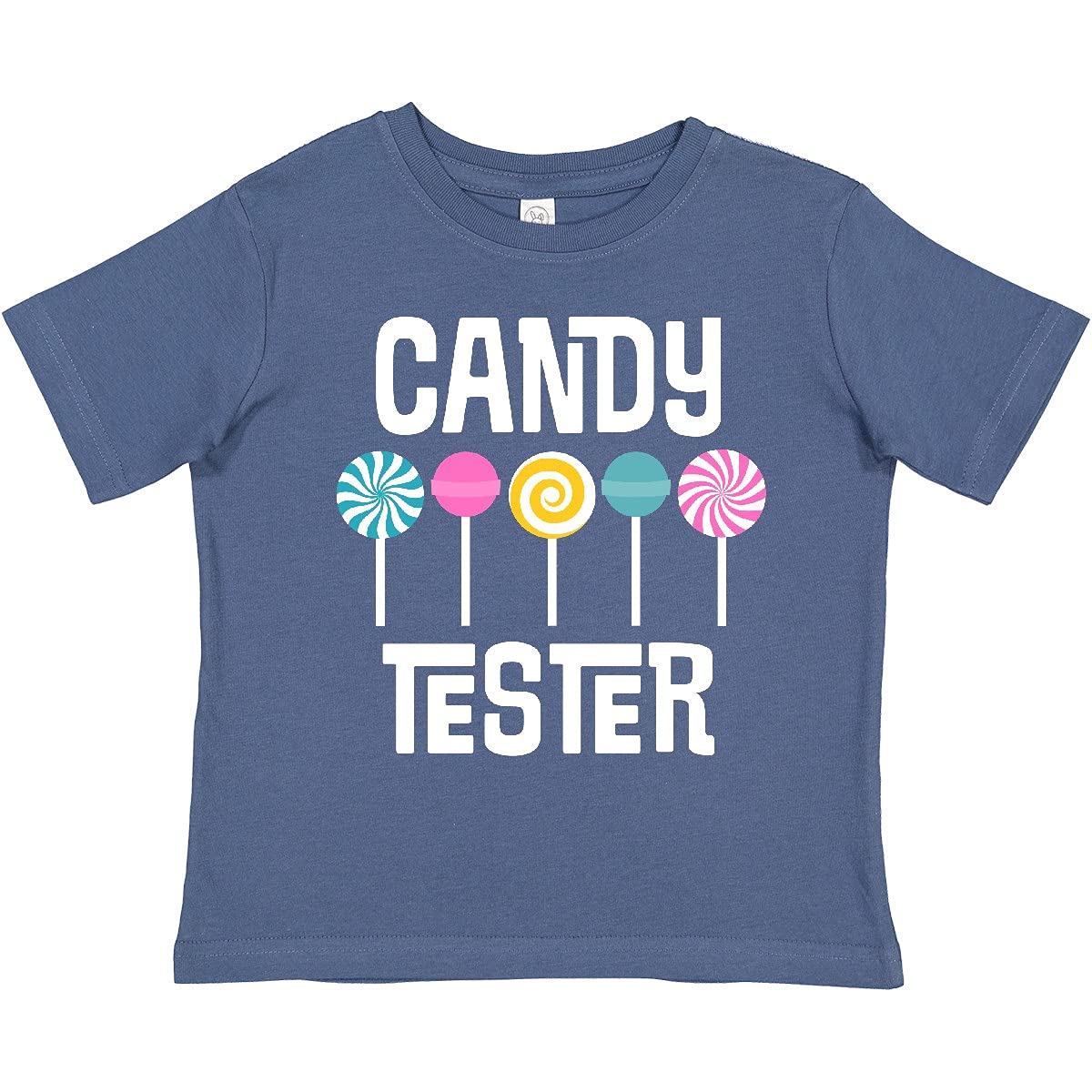 Inktastic Candy Tester Cute Sweets Toddler T-Shirt - Soft Cotton Tee for Baby Boys & Girls - Perfect for Birthday Parties, Family Photos & Everyday Playtime