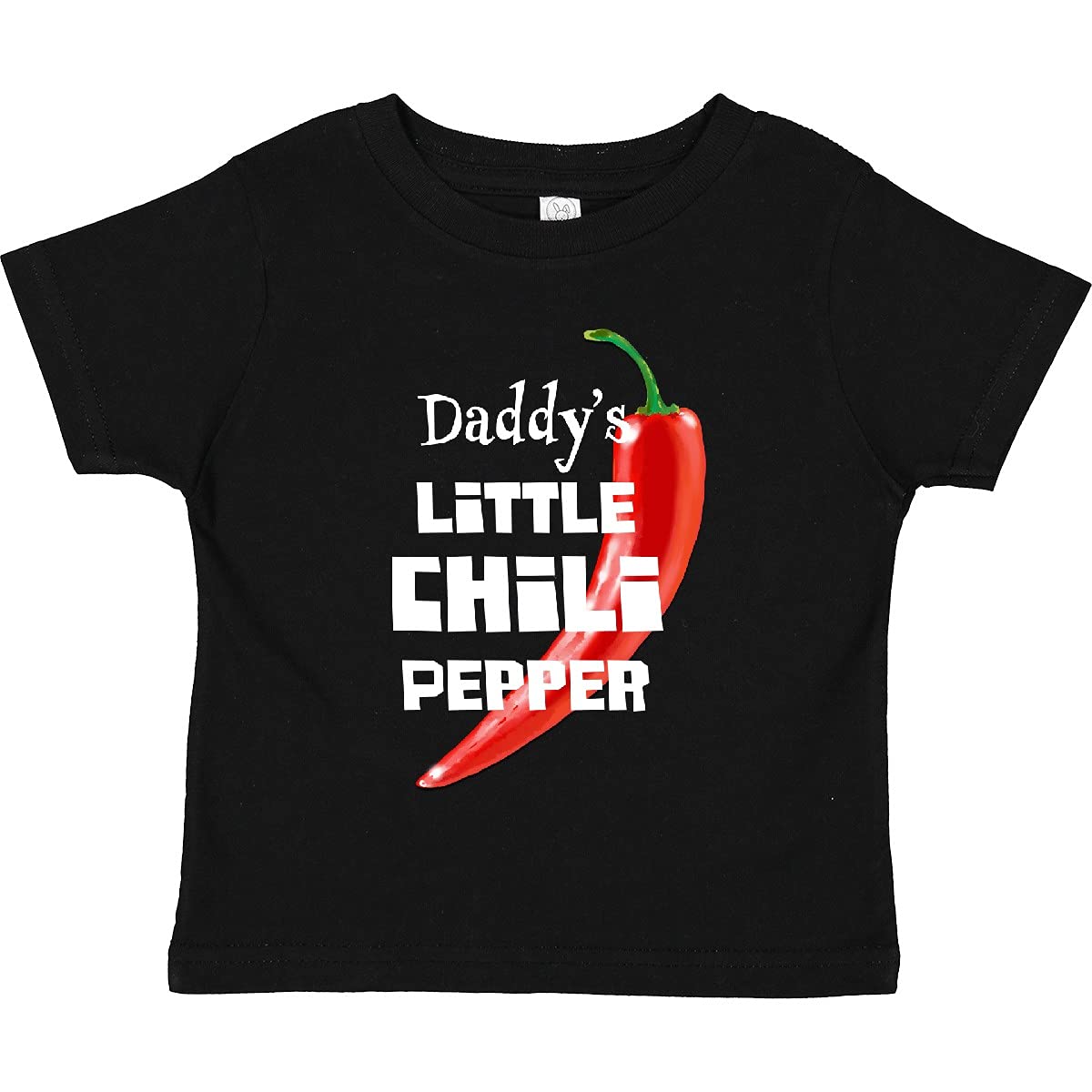 Inktastic Daddy's Little Chili Pepper Toddler T-Shirt - Cute Baby Boy Clothes for Playdates & Family Photos