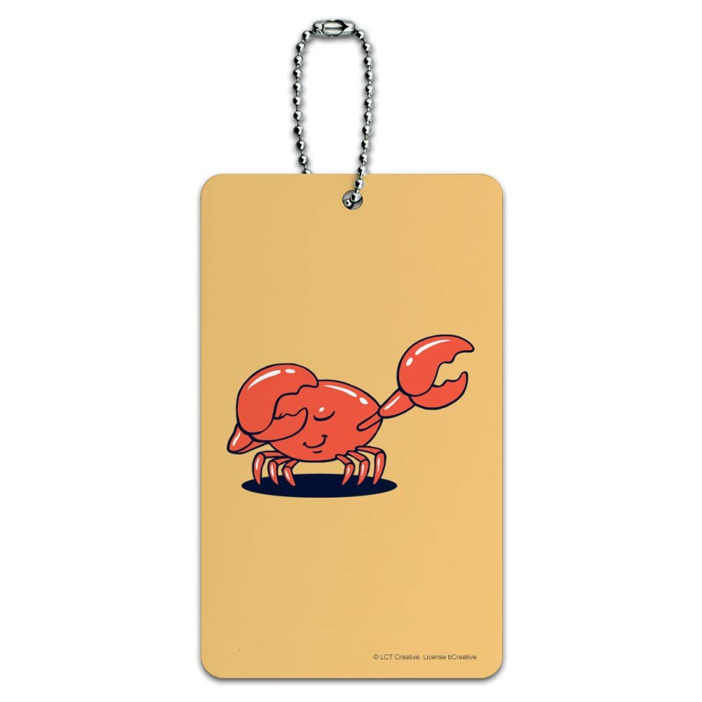 Funny Crab Dubstep Luggage Tag - Humorous Suitcase ID Card for Carry-On Bags | Perfect for Travel, Vacation & Airports