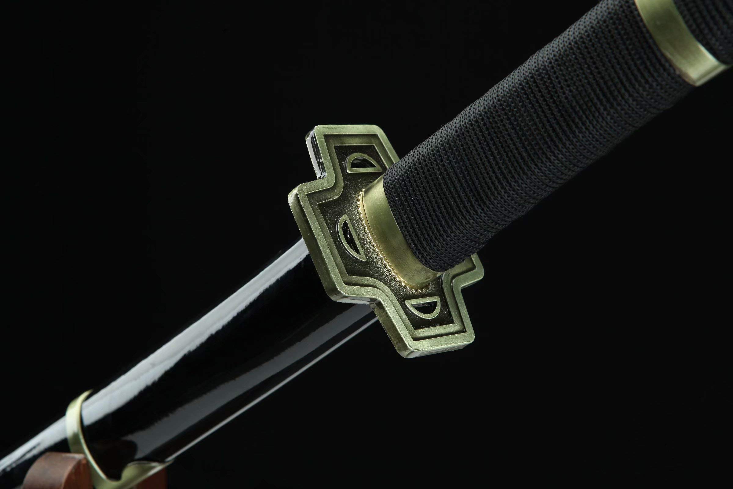 Premium Handmade One Piece Anime Katana - Shusui, Yubashiri, Wadou Ichimonji & Sandai Kitetsu Replica - Roronoa Zoro Cosplay Sword - 1045 Carbon Steel Blade - Perfect for Anime Conventions, Cosplay Events & Sword Collectors