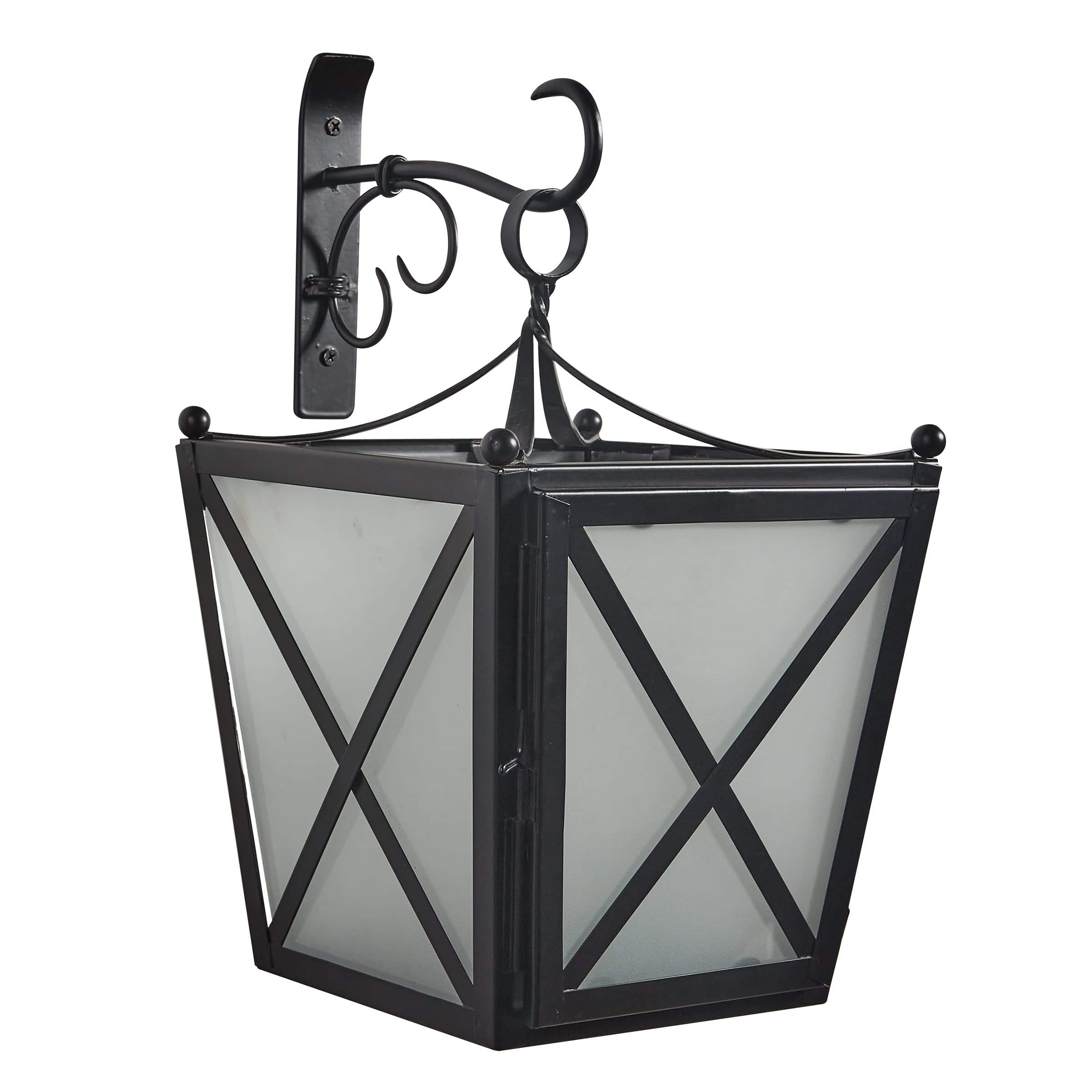 Park Designs Gemstone Iron Hanging Lantern - Outdoor Garden Decor, Patio Lighting for Porch, Backyard, and Wedding Decorations
