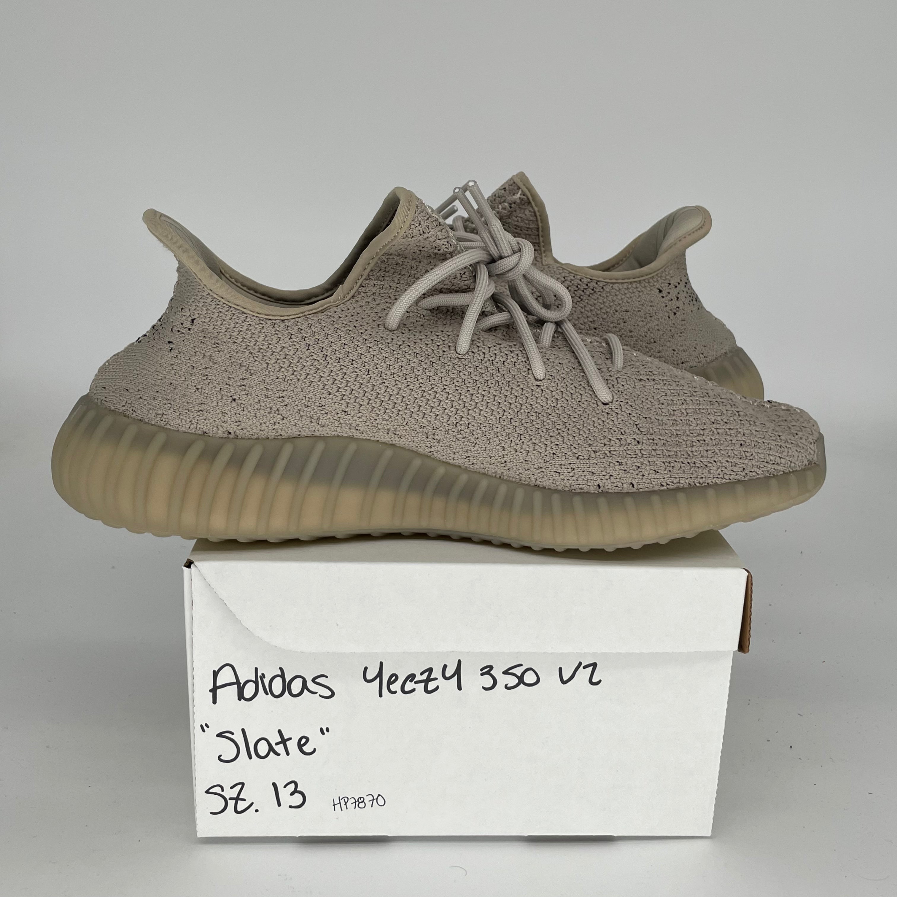 Adidas Yeezy Boost 350 V2 Slate - Men's Size 13 Sneakers (HP7870) | Comfortable Running Shoes for Gym, Casual Wear & Street Style